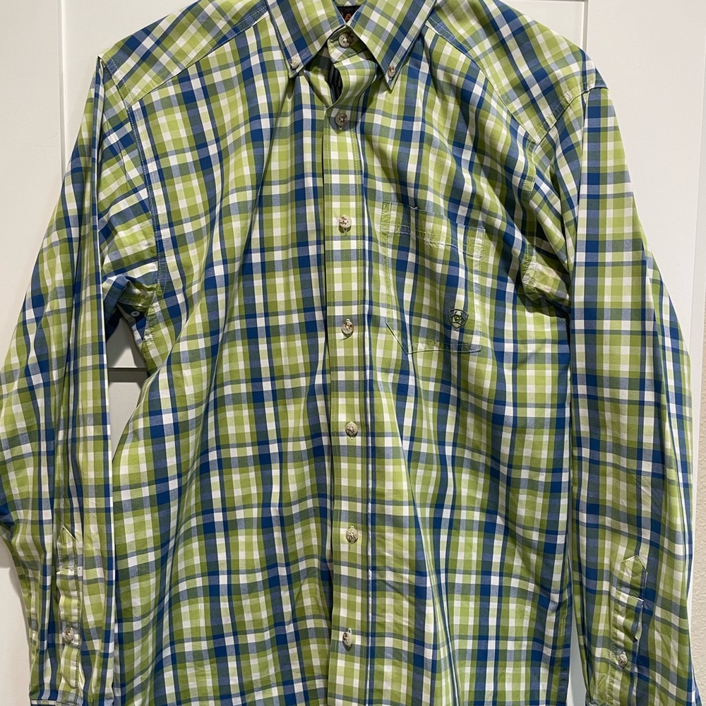 Ariat Men's Vibrant Plaid Button Down Shirt